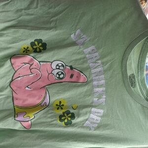 Nickelodeon SpongeBob SquarePants Green Care Label Tee